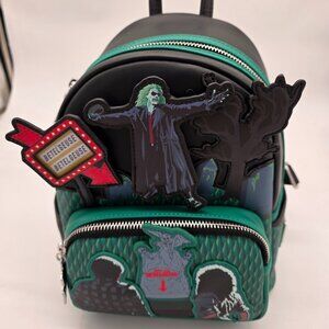 Loungefly Beetlejuice Mini Backpack Entertainment Earth Exclusive NWT
